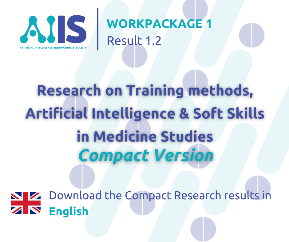 R1.2 - Artificial Intelligence Technological Innovations And Soft Skills In Medicine. Educational Insight. Compact (EN)